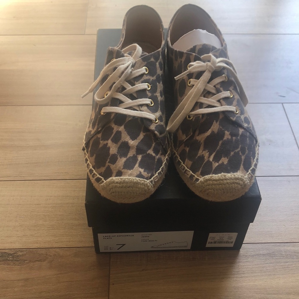 JCrew Laced Espadrilles sz 7
